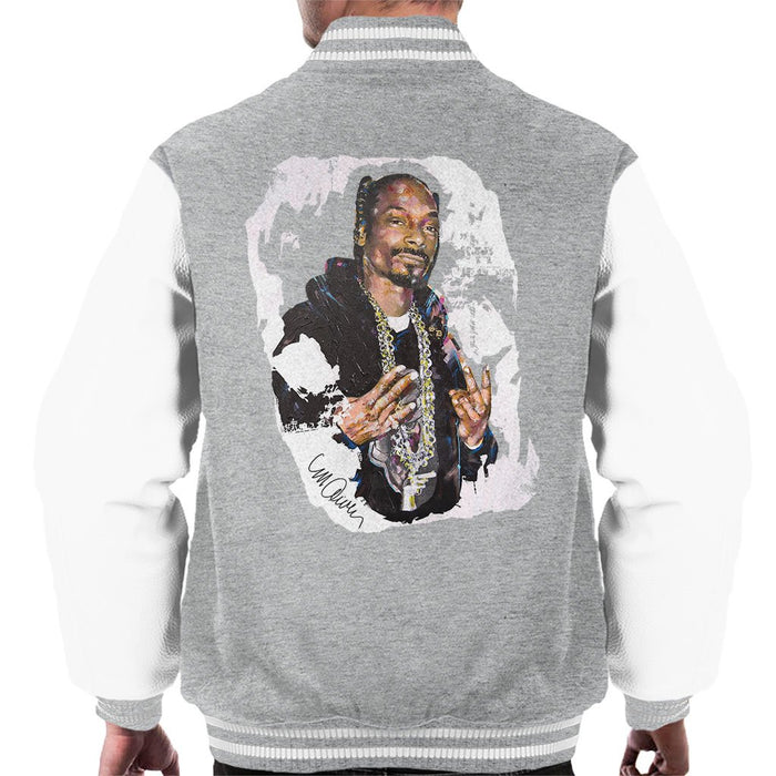 Sidney Maurer Original Portrait Of Snoop Dogg Mens Varsity Jacket - Mens Varsity Jacket