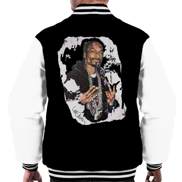 Sidney Maurer Original Portrait Of Snoop Dogg Mens Varsity Jacket - Mens Varsity Jacket
