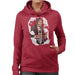 Sidney Maurer Original Portrait Of Snoop Dogg Womens Hooded Sweatshirt - Womens Hooded Sweatshirt