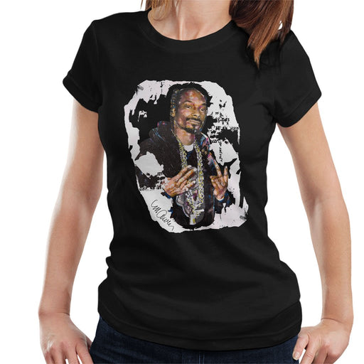 Sidney Maurer Original Portrait Of Snoop Dogg Womens T-Shirt - Womens T-Shirt