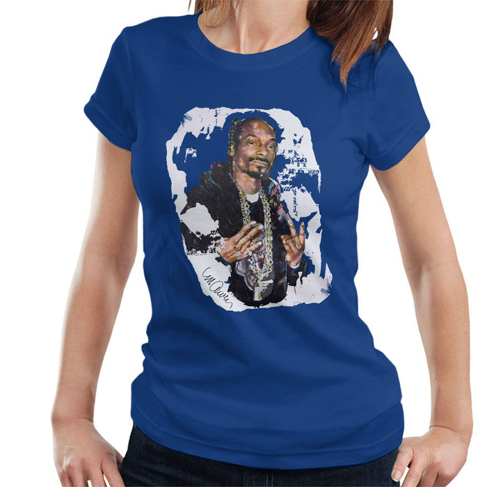 Sidney Maurer Original Portrait Of Snoop Dogg Womens T-Shirt - Womens T-Shirt