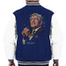 Sidney Maurer Original Portrait Of Tony Bennett Mens Varsity Jacket - Small / Navy/White - Mens Varsity Jacket