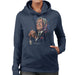 Sidney Maurer Original Portrait Of Tony Bennett Womens Hooded Sweatshirt - Womens Hooded Sweatshirt