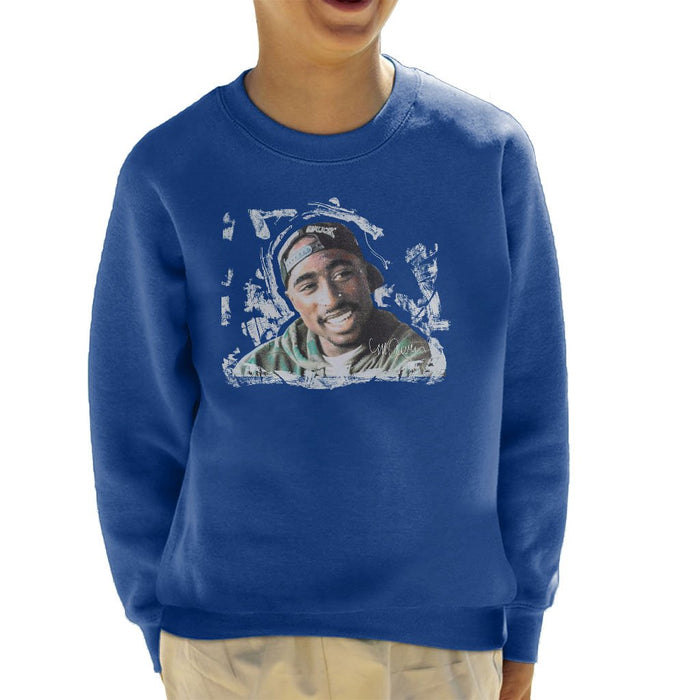 Sidney Maurer Original Portrait Of Tupac Shakur Kids Sweatshirt - Kids Boys Sweatshirt