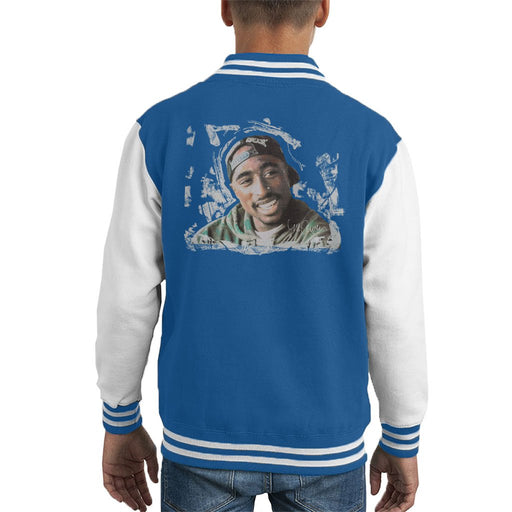 Sidney Maurer Original Portrait Of Tupac Shakur Kids Varsity Jacket - Kids Boys Varsity Jacket