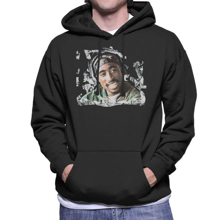 Sidney Maurer Original Portrait Of Tupac Shakur Mens Hooded Sweatshirt - Mens Hooded Sweatshirt