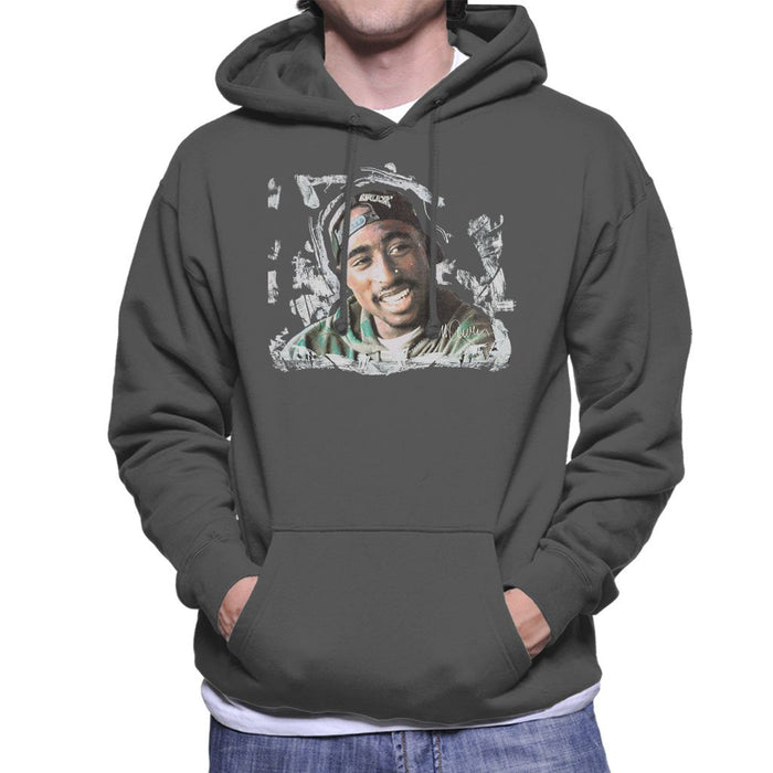 Sidney Maurer Original Portrait Of Tupac Shakur Mens Hooded Sweatshirt - Mens Hooded Sweatshirt