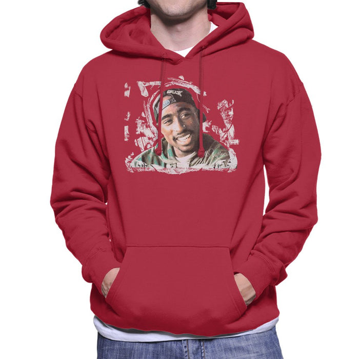 Sidney Maurer Original Portrait Of Tupac Shakur Mens Hooded Sweatshirt - Mens Hooded Sweatshirt