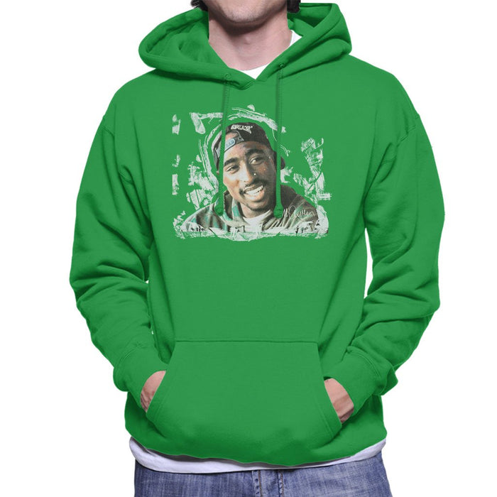 Sidney Maurer Original Portrait Of Tupac Shakur Mens Hooded Sweatshirt - Mens Hooded Sweatshirt