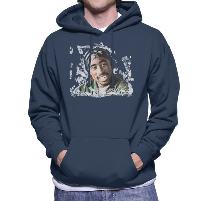 Sidney Maurer Original Portrait Of Tupac Shakur Mens Hooded Sweatshirt - Mens Hooded Sweatshirt