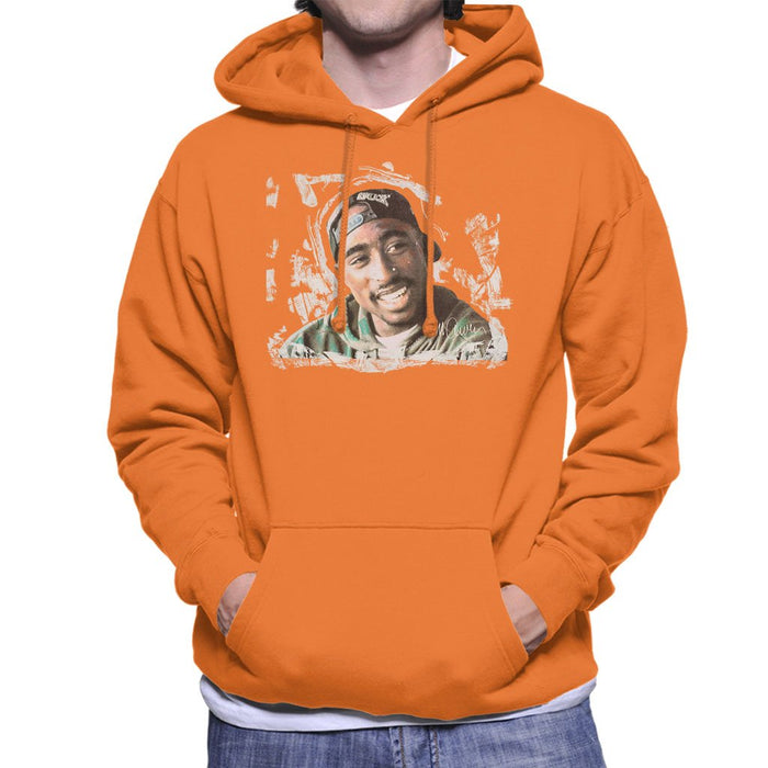 Sidney Maurer Original Portrait Of Tupac Shakur Mens Hooded Sweatshirt - Mens Hooded Sweatshirt