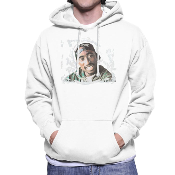 Sidney Maurer Original Portrait Of Tupac Shakur Mens Hooded Sweatshirt - Mens Hooded Sweatshirt