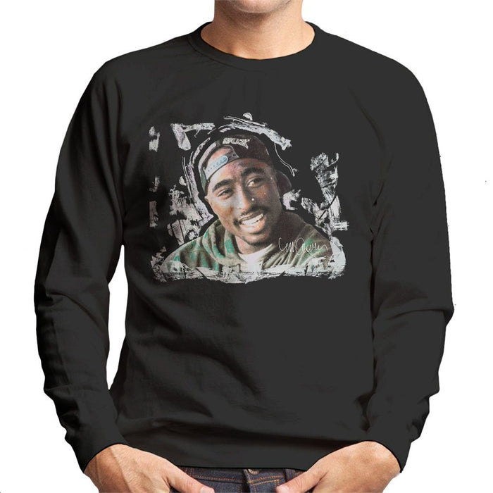 Sidney Maurer Original Portrait Of Tupac Shakur Mens Sweatshirt - Mens Sweatshirt