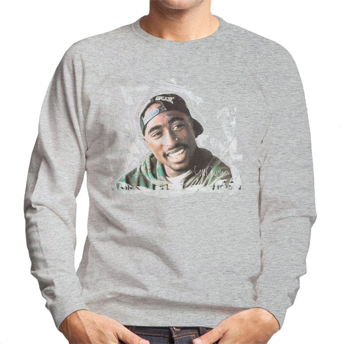 Sidney Maurer Original Portrait Of Tupac Shakur Mens Sweatshirt - Mens Sweatshirt