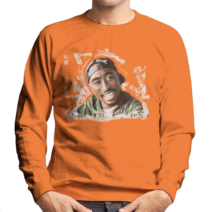Sidney Maurer Original Portrait Of Tupac Shakur Mens Sweatshirt - Mens Sweatshirt
