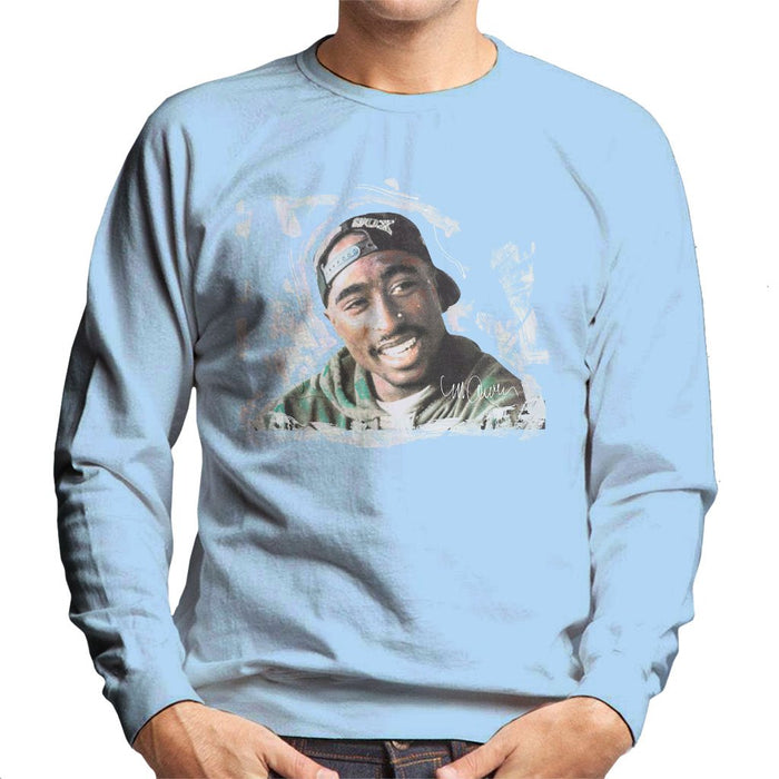 Sidney Maurer Original Portrait Of Tupac Shakur Mens Sweatshirt - Mens Sweatshirt
