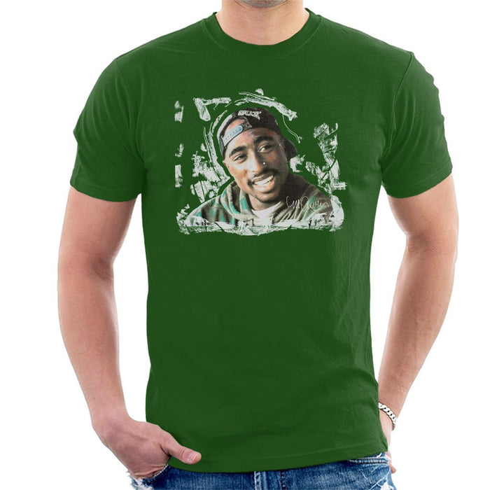 Sidney Maurer Original Portrait Of Tupac Shakur Mens T-Shirt - Mens T-Shirt