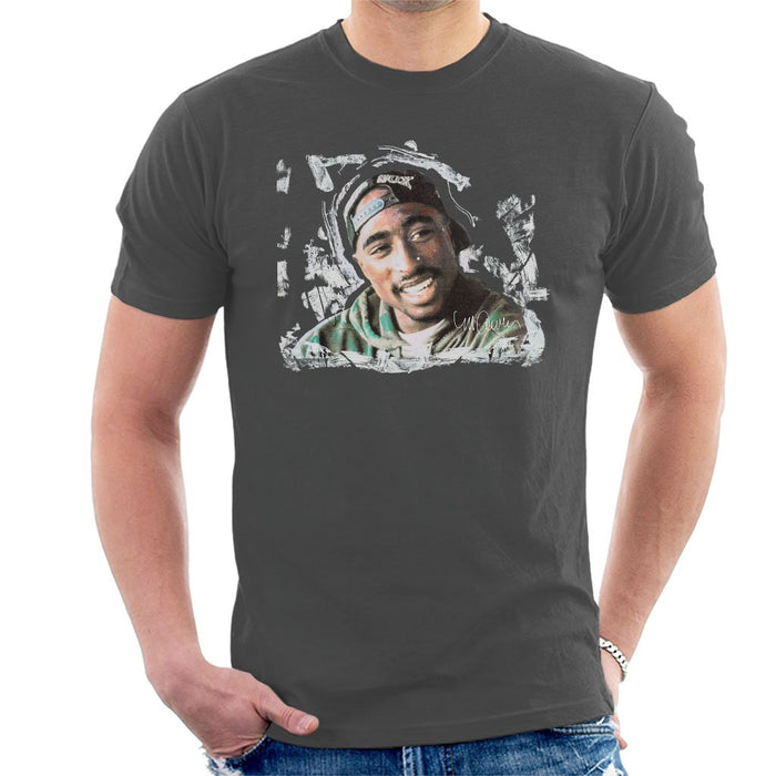 Sidney Maurer Original Portrait Of Tupac Shakur Mens T-Shirt - Mens T-Shirt