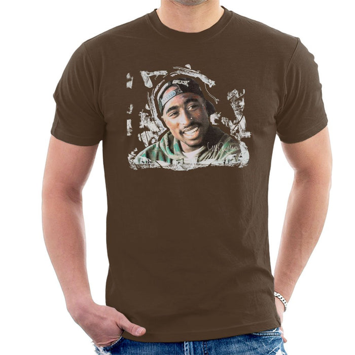 Sidney Maurer Original Portrait Of Tupac Shakur Mens T-Shirt - Mens T-Shirt