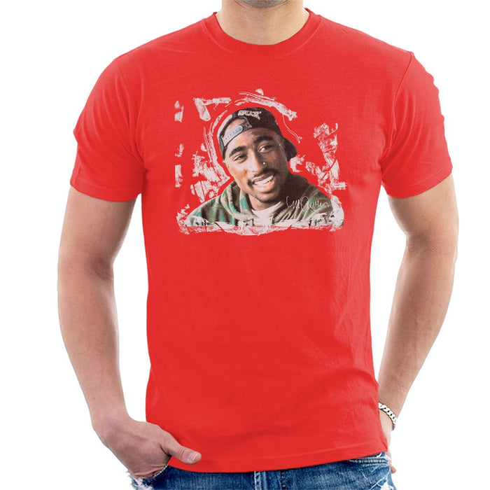 Sidney Maurer Original Portrait Of Tupac Shakur Mens T-Shirt - Mens T-Shirt