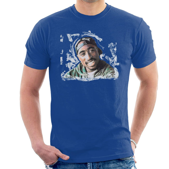 Sidney Maurer Original Portrait Of Tupac Shakur Mens T-Shirt - Mens T-Shirt