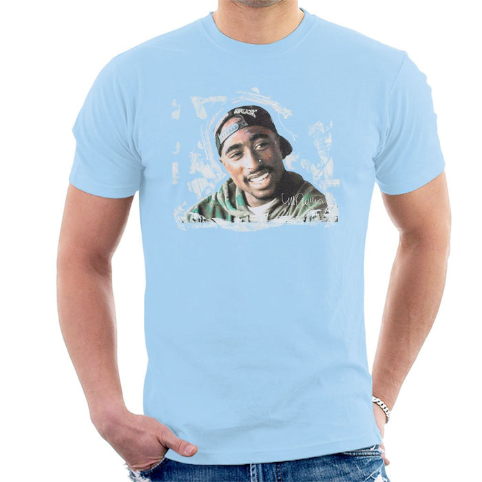 Sidney Maurer Original Portrait Of Tupac Shakur Mens T-Shirt - Mens T-Shirt