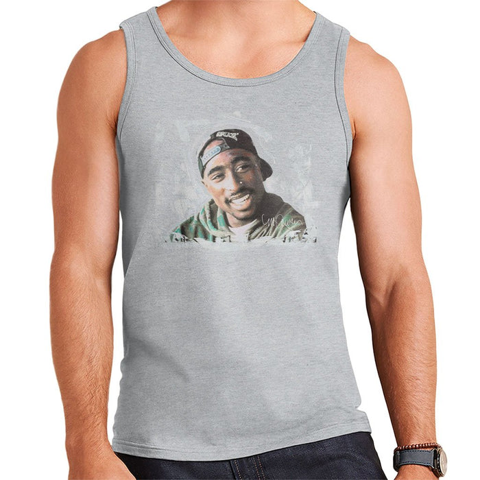 Sidney Maurer Original Portrait Of Tupac Shakur Mens Vest - Mens Vest