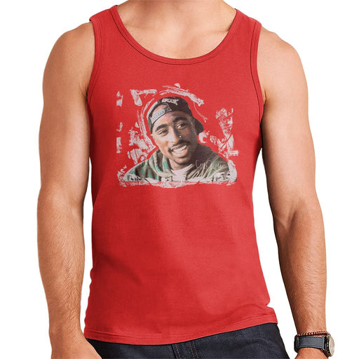 Sidney Maurer Original Portrait Of Tupac Shakur Mens Vest - Mens Vest