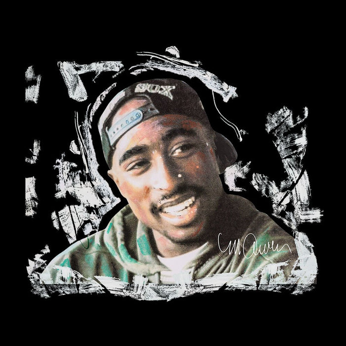 Sidney Maurer Original Portrait Of Tupac Shakur Mens Varsity Jacket - Mens Varsity Jacket