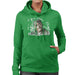 Sidney Maurer Original Portrait Of Tupac Shakur Womens Hooded Sweatshirt - Womens Hooded Sweatshirt