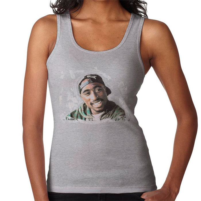 Sidney Maurer Original Portrait Of Tupac Shakur Womens Vest - Womens Vest