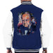 Sidney Maurer Original Portrait Of Winston Churchill Mens Varsity Jacket - Small / Navy/White - Mens Varsity Jacket