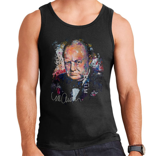 Sidney Maurer Original Portrait Of Winston Churchill Mens Vest - Mens Vest