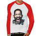 Sidney Maurer Original Portrait Of Will Smith Mens Baseball Long Sleeved T-Shirt - Mens Baseball Long Sleeved T-Shirt