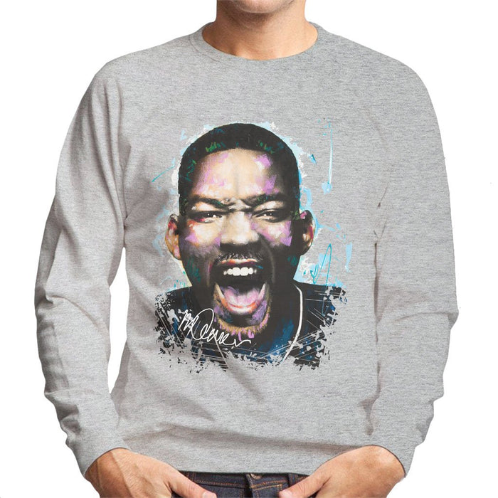Sidney Maurer Original Portrait Of Will Smith Mens Sweatshirt - Mens Sweatshirt
