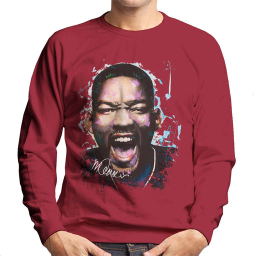 Sidney Maurer Original Portrait Of Will Smith Mens Sweatshirt - Mens Sweatshirt