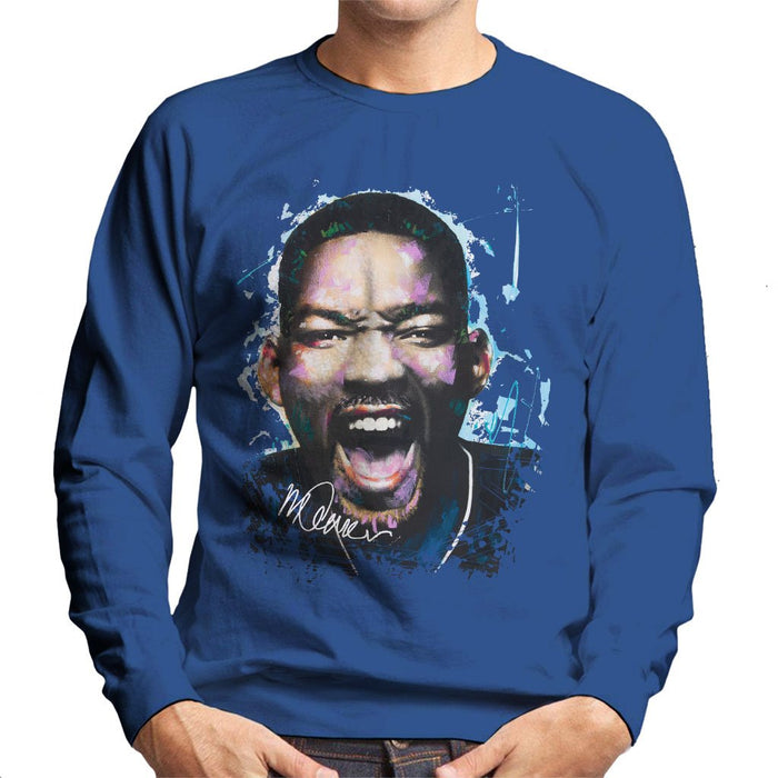 Sidney Maurer Original Portrait Of Will Smith Mens Sweatshirt - Mens Sweatshirt