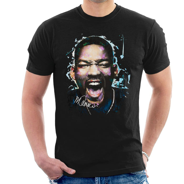 Sidney Maurer Original Portrait Of Will Smith Mens T-Shirt - Mens T-Shirt