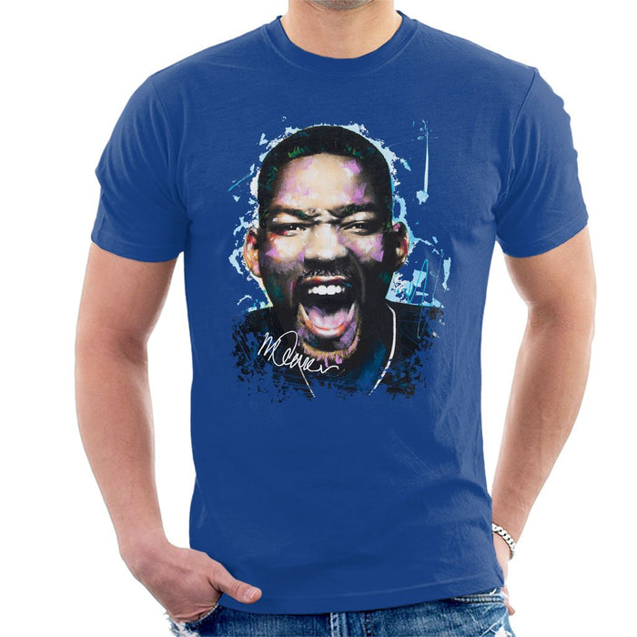 Sidney Maurer Original Portrait Of Will Smith Mens T-Shirt - Mens T-Shirt
