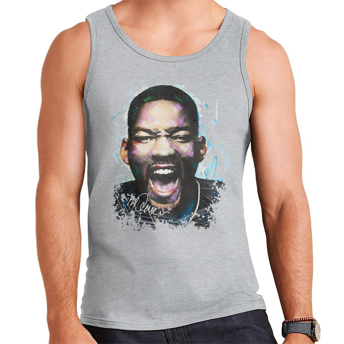 Sidney Maurer Original Portrait Of Will Smith Mens Vest - Mens Vest