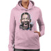 Sidney Maurer Original Portrait Of Will Smith Womens Hooded Sweatshirt - Small / Light Pink - Womens Hooded Sweatshirt
