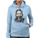 Sidney Maurer Original Portrait Of Will Smith Womens Hooded Sweatshirt - Womens Hooded Sweatshirt
