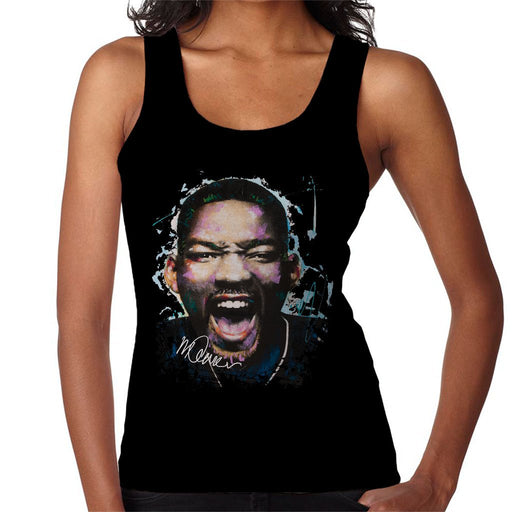 Sidney Maurer Original Portrait Of Will Smith Womens Vest - Womens Vest