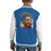 Sidney Maurer Original Portrait Of Ayrton Senna McLaren 1991 Kids Varsity Jacket - X-Small (3-4 yrs) / Royal/White - Kids Boys Varsity
