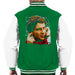 Sidney Maurer Original Portrait Of Ayrton Senna McLaren 1991 Mens Varsity Jacket - Mens Varsity Jacket