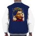 Sidney Maurer Original Portrait Of Ayrton Senna McLaren 1991 Mens Varsity Jacket - Mens Varsity Jacket