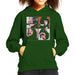 Sidney Maurer Original Portrait Of The Beatles Let It Be Kids Hooded Sweatshirt - X-Small (3-4 yrs) / Bottle Green - Kids Boys Hooded