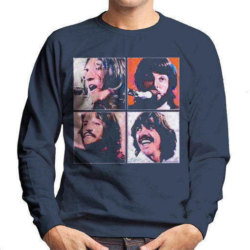 Sidney Maurer Original Portrait Of The Beatles Let It Be Mens Sweatshirt - Mens Sweatshirt