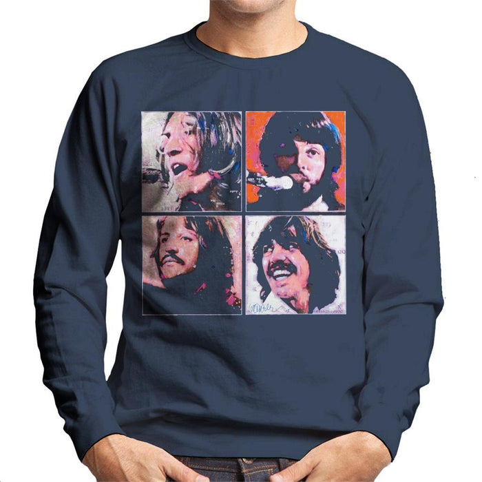 Sidney Maurer Original Portrait Of The Beatles Let It Be Mens Sweatshirt - Mens Sweatshirt