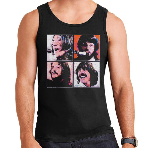 Sidney Maurer Original Portrait Of The Beatles Let It Be Mens Vest - Mens Vest